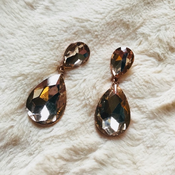 Thalia Sodi Jewelry - Rose gold tear drop earrings